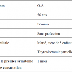 Deuxième cas (O.A)